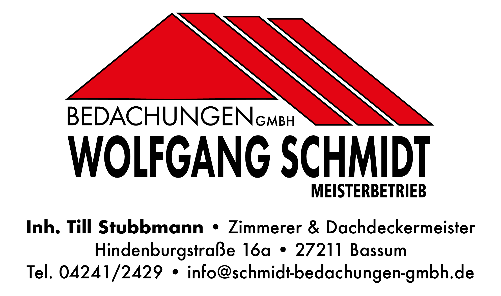 Logo Wolfgang Schmidt Bedachungen GmbH